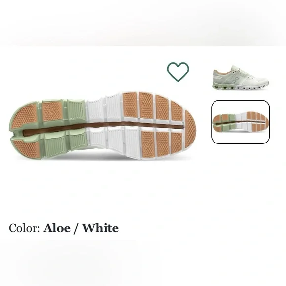 ON Running Women Cloudflow -
Aloe/White size 6 new - Picture 16 of 16